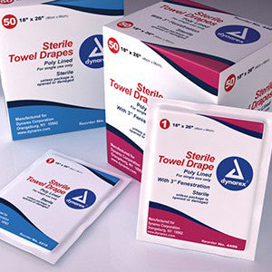 Towel Drape Sheets- Sterile- 3 18  X 26  Bx/50 product image