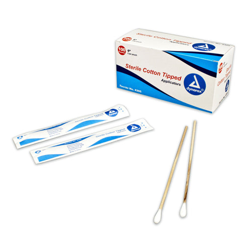 Cotton Tipped Applicators-6  Sterile Bx/100 product image