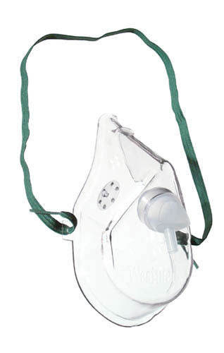 Oxygen Mask Adult w/7' Tubing Medium Concentration (Each) product image