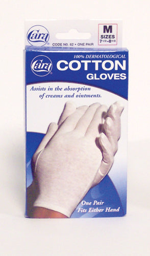 Cotton Gloves - White Medium (Pair) Fits 7-1/2  - 8-1/2 product image