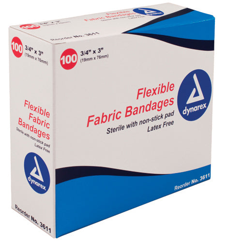 Flexible Fabric Bandages 3/4 x3  Sterile Bx/100 product image