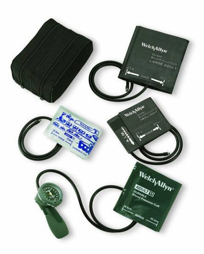 DS66 Aneroid w/Print MultiCuff Kit 4 Reusable One-Piece Cuffs product image