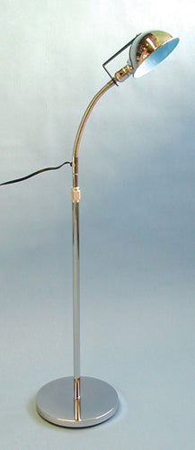 Gooseneck Exam Lamp- Chrome Base- 3 Prong Plug product image