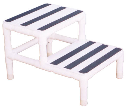 Step Stool  MRI  Two Steps PVC 16 W x 25 D x 16 H product image