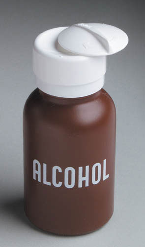 Liquid Push Down Alcohol Dispenser- Labeled product image