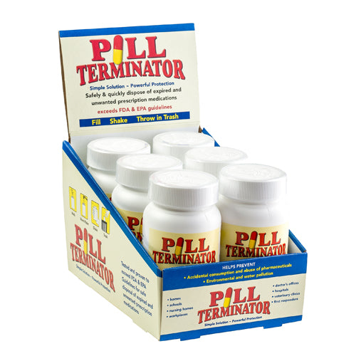 Pill Terminator Countertop Display Contains 6 Bottles product image