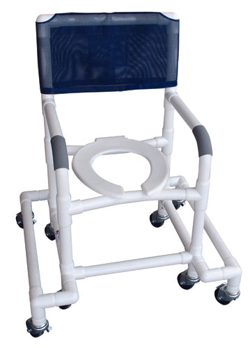 Shower Chair PVC w/Outrigger & Swivel Movement product image