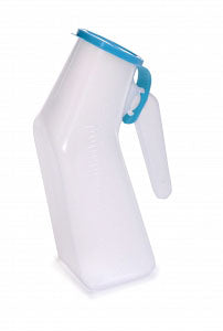 Urinal Male Translucent Reusable Autoclavable Blue Cap product image
