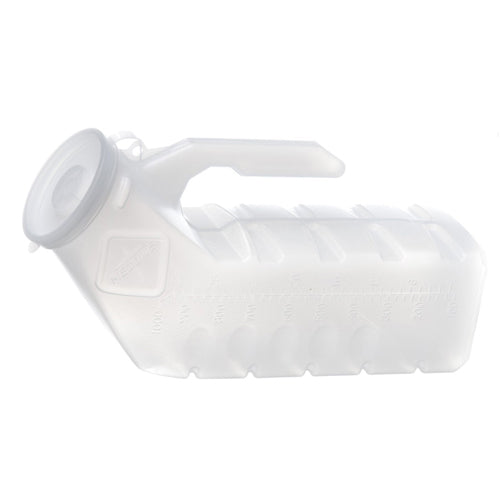 Urinal Male w/Cover Disposable Translucent product image