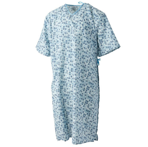 Patient Gowns  Each  OSFM Royale 2-Tone Print product image