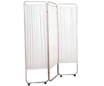 Three Panel Privacy Screen With Wheels product image