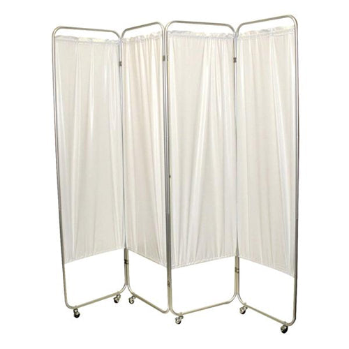 Four Panel Privacy Screen With Wheels product image