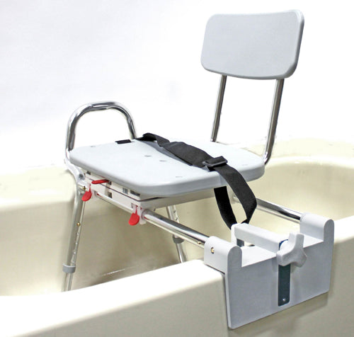 Snap-N- Save Sliding Tub-Mount Transfer Bench w/Swivel Seat product image