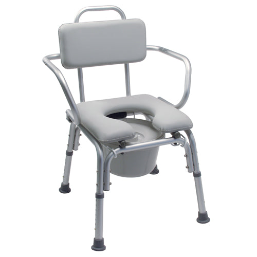 Lumex Commode Bath Seat Padded with Support Arms-KD product image