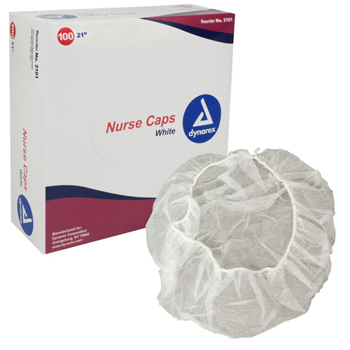 Surgical Caps White 21  Bx/100 product image