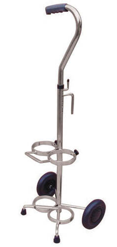 Oxygen Cylinder Cart-Dual Tank For D/E Cylinders product image