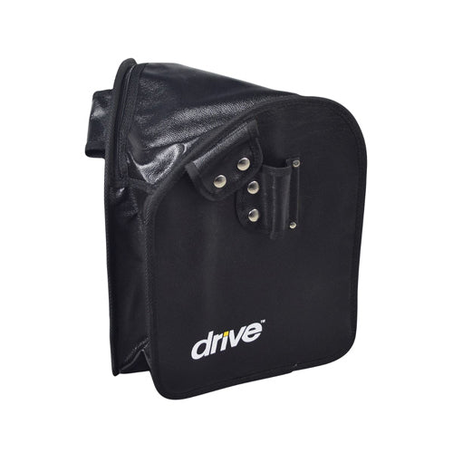 Tote Bag For 3 Wheeled Rollator Black Vinyl Zippered product image