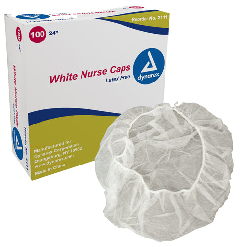 Surgical Caps White 24  Bx/100 product image