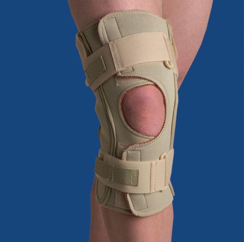 Hinged Knee Wrap Dual Pivot Beige Large product image