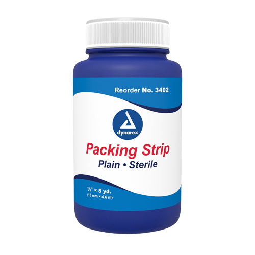 Packing Strips Plain Gauze 1/2  x 5 Yards  (each) product image