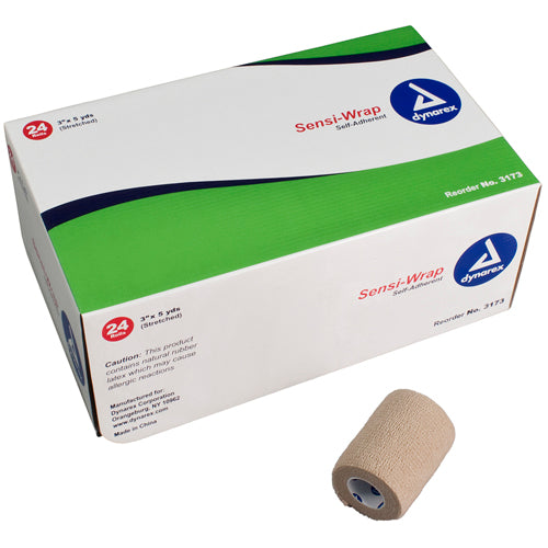Sensi-Wrap Self Adherent Bndg 3  x 5 Yds  Tan  24/cs product image