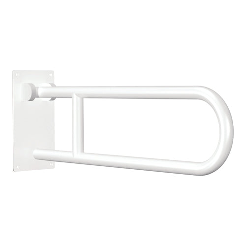 Flip-Up Grab Bar  White Powder Coat  Standard product image