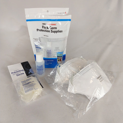 N95 Masks - Germ Protection Ki (2 Masks  1 Hand San  1pr Glv) product image
