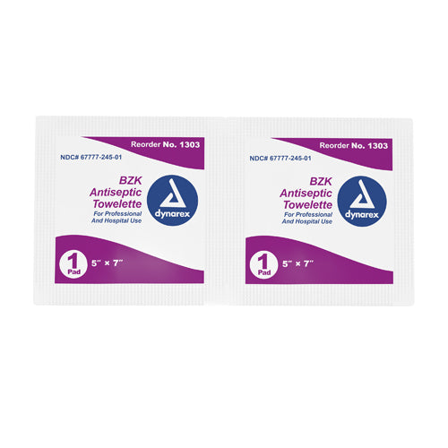 BZK Towelettes Bx/100 Non-Sterile product image