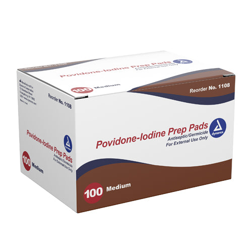 Povidone Iodine Prep Pads Bx/100 product image