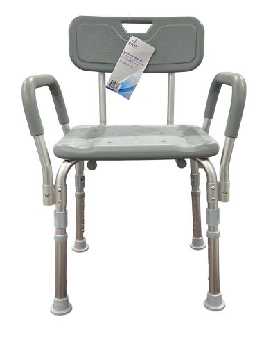 Bathroom Perfect Shower Chair with Back & Padded Arms Cs/2 product image