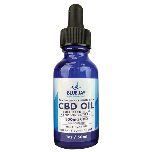 CBD Oil Pure Hemp Drops 500 mg  1oz-Mint Private Label product image