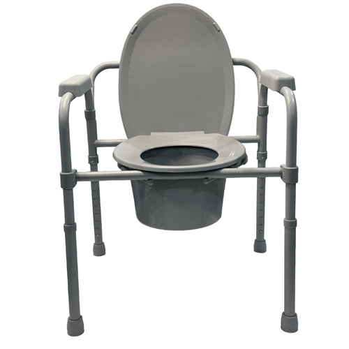 Convenient Commode Folding Steel Commode - Elongated Cs/3 product image