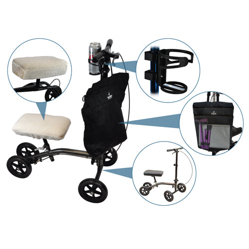 Well Dressed Knee Scooter Knee Scooter with Accessories product image