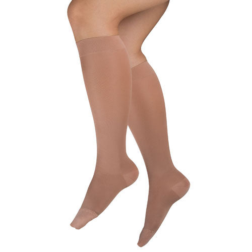 Ladies' Sheer Firm Support  XL 20-30mmHg  Knee Highs  Beige product image