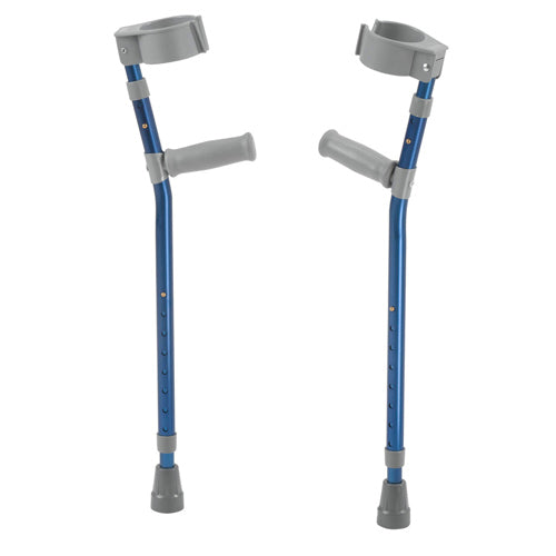 Pediatric Forearm Crutches(PR) Blue  3'2 -4'-5  Height product image