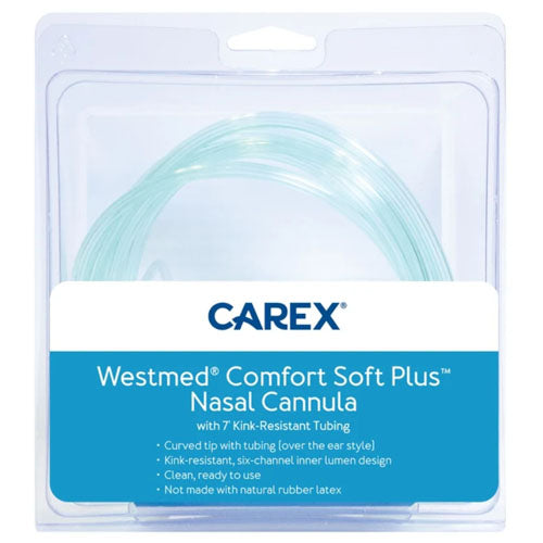 Nasal Cannula  Westmed Comfort Soft Plus  7'Tubing  CurvedTip product image