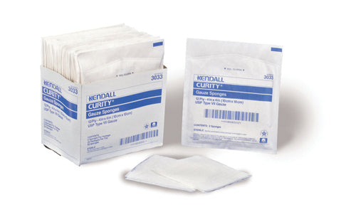 Curity Gauze Sponge 4x4 12ply Sterile Bx/50 (25-2's) product image