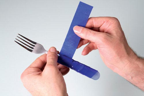 Dycem Self Adhesive Strips 16  x 1-1/8   Blue  Pack/3 product image