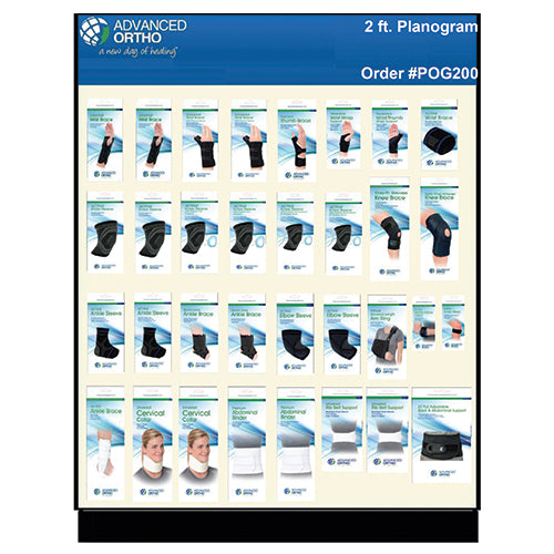 Planogram  Orthopedic Braces & Supports  2' w/53 Facings product image