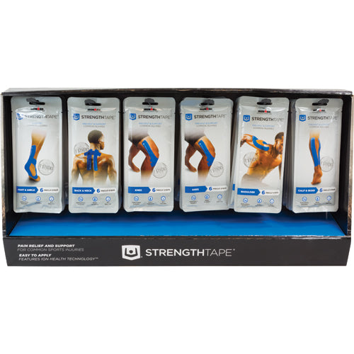 StrengthTape Kinesiology Tape Kit Display (36 pcs) product image