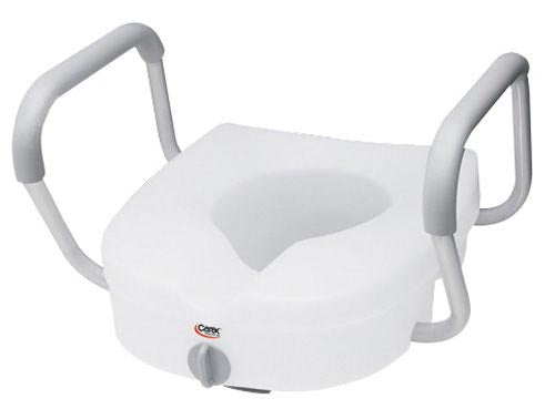 Toilet Seat  E-Z Lock w/Arms Adjustable Handle Width product image