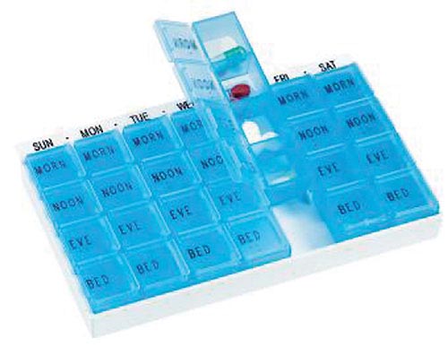 MediChest  6 7/8 x4 1/2 x7/8  7-Day w/4 Compartments per day product image