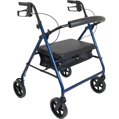 Bariatric Rollator w/ 8 wheels Blue product image