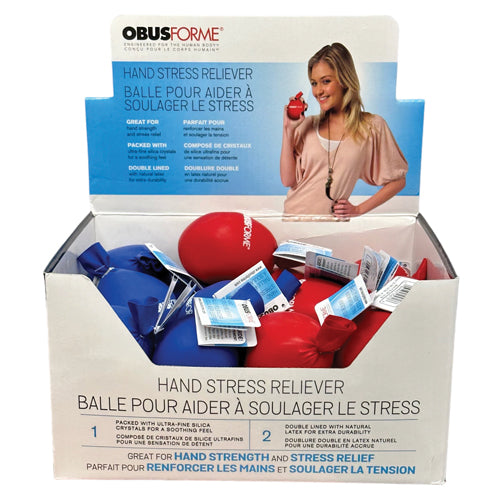ObusForme Hand Stress Reliever Counter Display of 24 product image