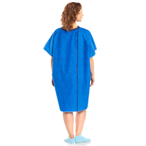 Snapwrap Gown Reusable Blue Marble Print product image