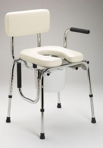 Drop Arm Commode With Padded Seat product image