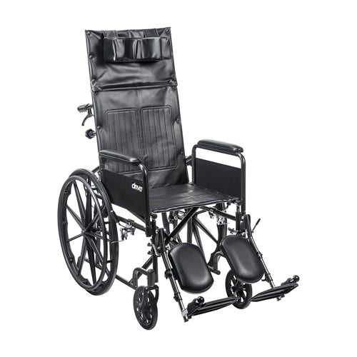 Silver Sport Recliner WC with Vinyl Upholstery/DFA  20 product image