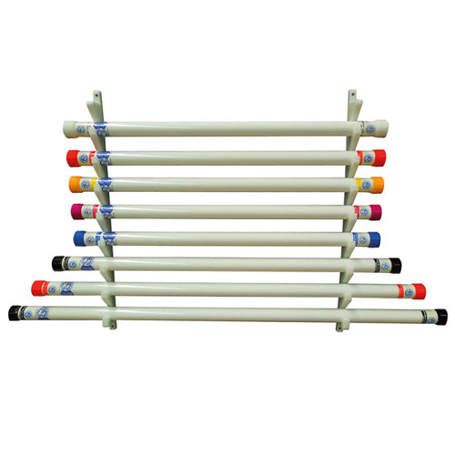Wall Mount Therapy Bar Rack Holds 9 Bars product image