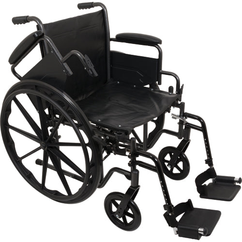K2 Wheelchair 18 x16   Removbl Desk Arms Swing Away Footrests product image