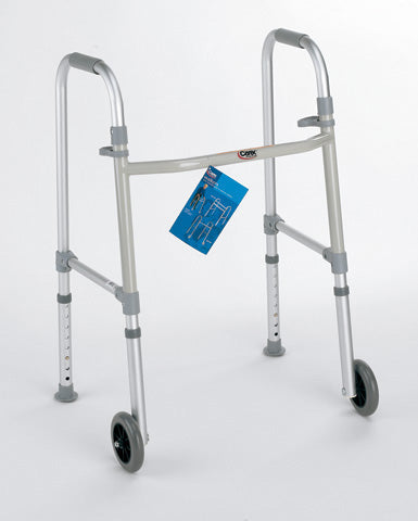Walker  Dual Paddle  Folding w/ 5  Wheels & Glides product image